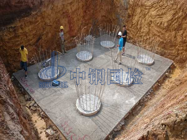 灌注樁檢測現(xiàn)場