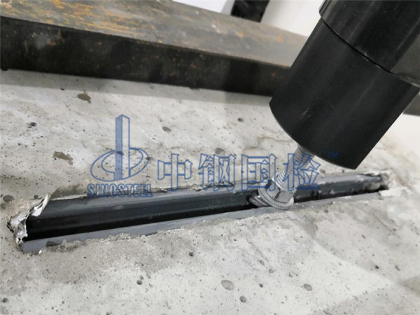 預埋槽道試驗中